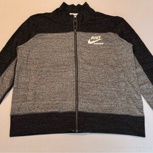 Nike Black and Gray Sportswear Jacket